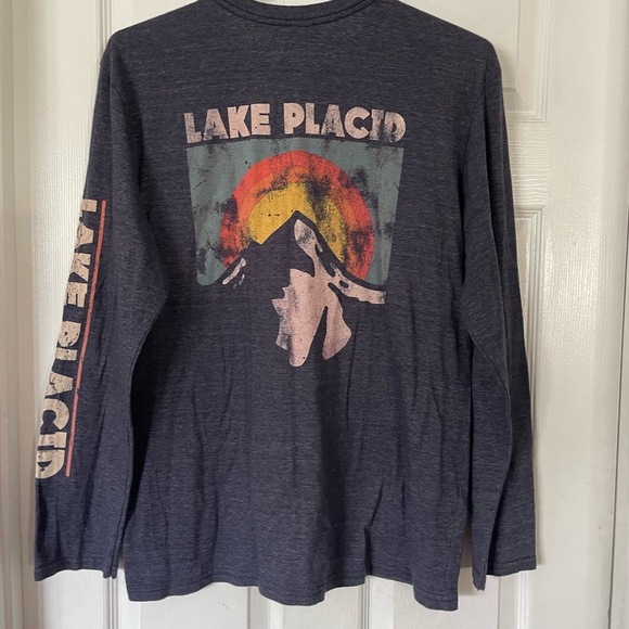 Mens Duckco Lake Placid Long Sleeve Tshirt Large - Picture 3 of 3